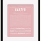 Frame Options | Dusty Rose | Black Frame, Matted