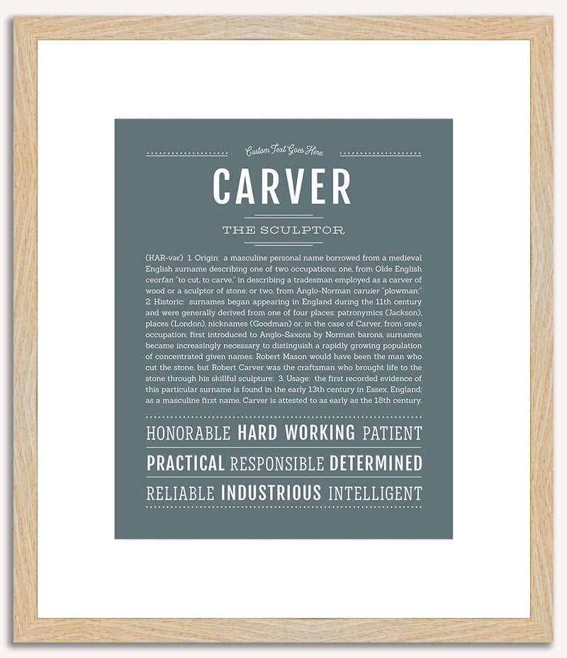 Carver | Name Art Print