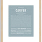 Carver | Name Art Print