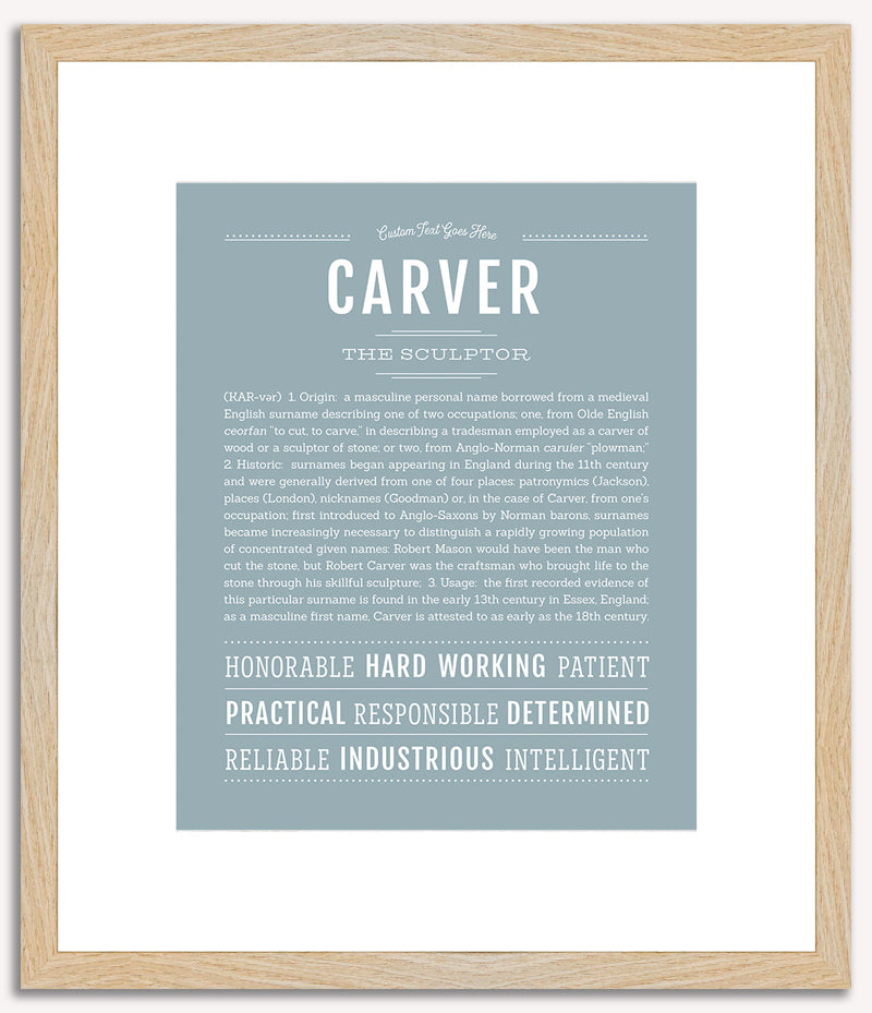 Carver | Name Art Print