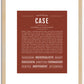 Case | Name Art Print