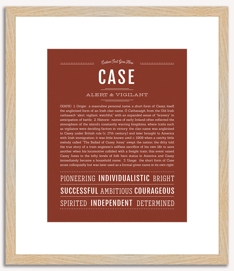 Case | Name Art Print