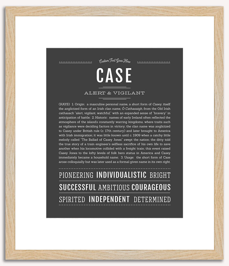 Case | Name Art Print