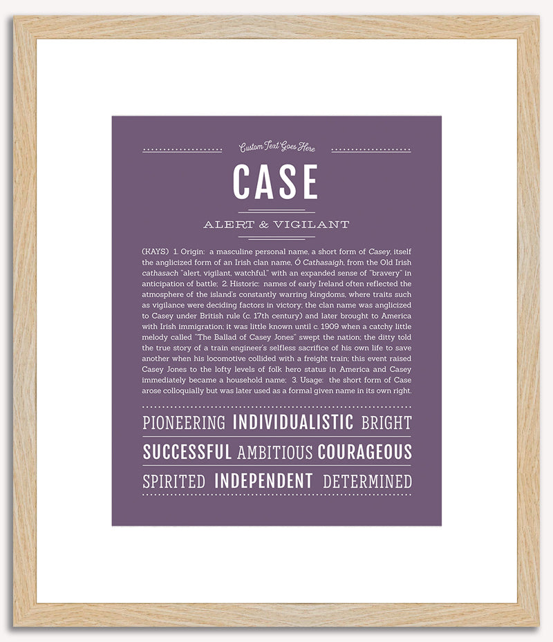 Case | Name Art Print