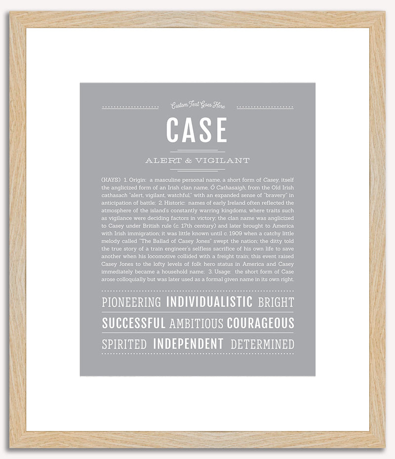 Case | Name Art Print