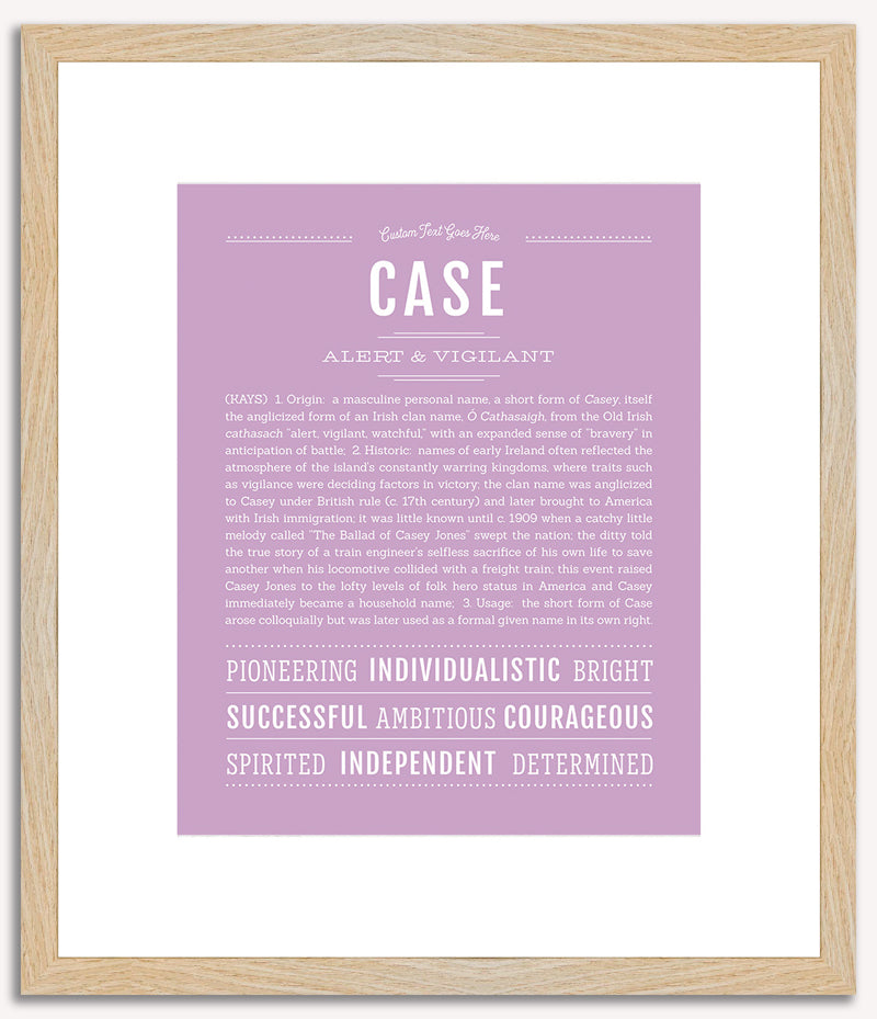 Case | Name Art Print