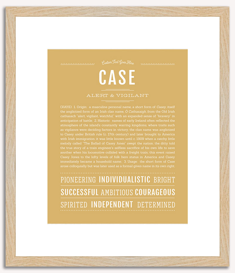 Case | Name Art Print