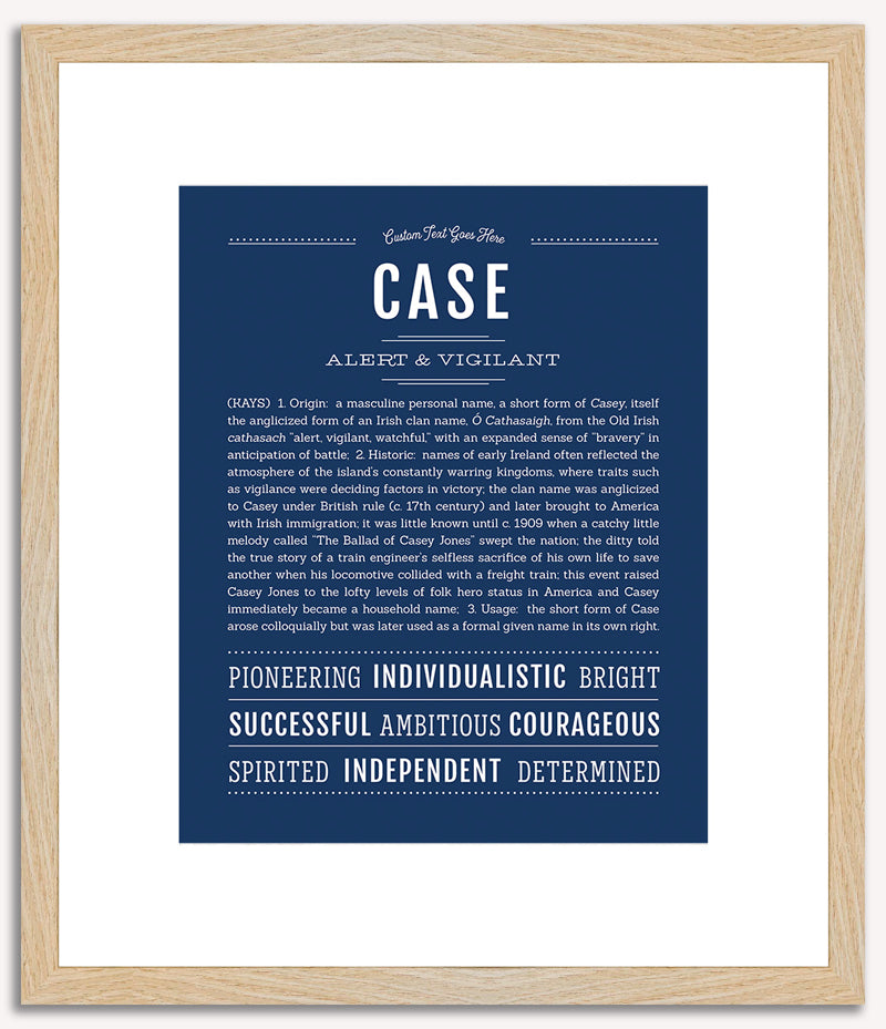 Case | Name Art Print