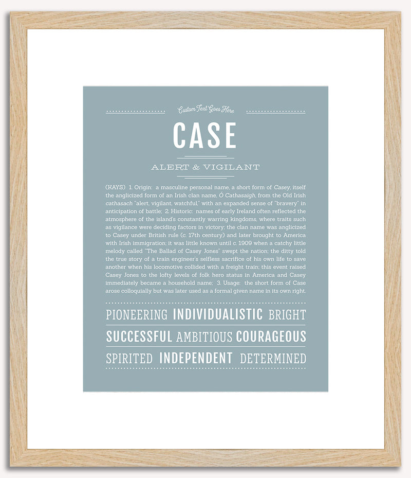 Case | Name Art Print