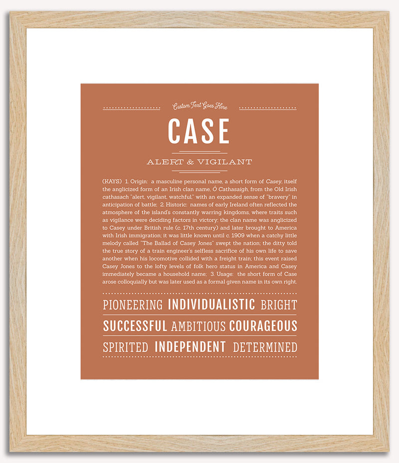 Case | Name Art Print