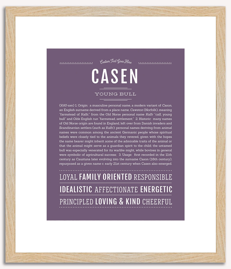 Casen | Name Art Print