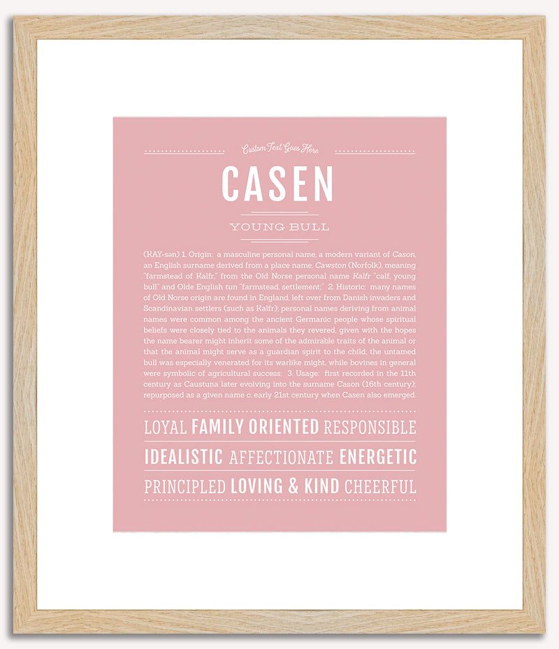 Casen | Name Art Print