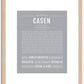 Casen | Name Art Print