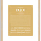 Casen | Name Art Print