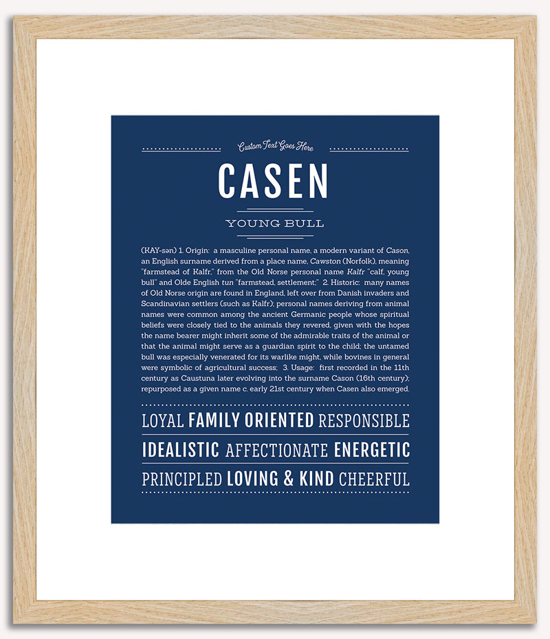 Casen | Name Art Print