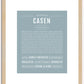 Casen | Name Art Print