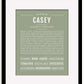 Frame Options | Sage | Black Frame, Matted