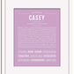 Frame Options | Lilac | White Frame, Matted