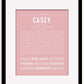 Frame Options | Dusty Rose | Black Frame, Matted