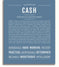 Cash | Name Art Print – Name Stories