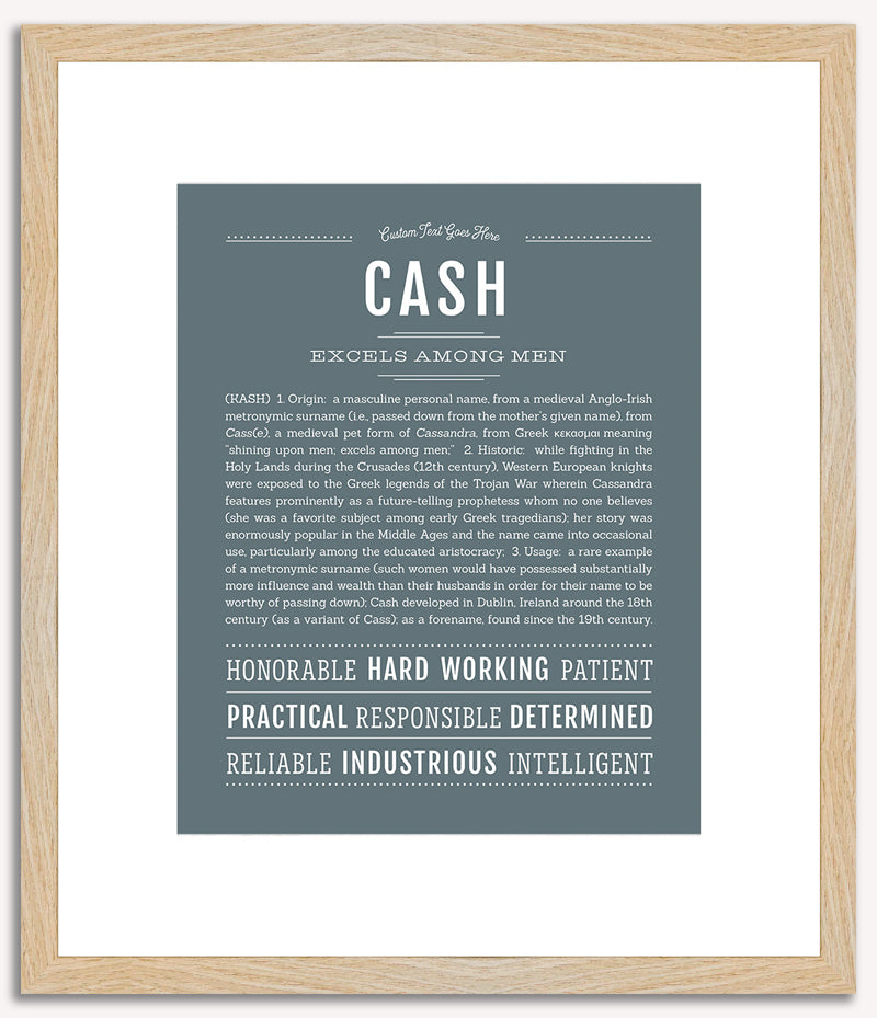 Cash | Name Art Print