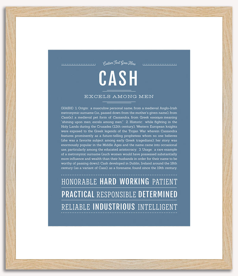 Cash | Name Art Print