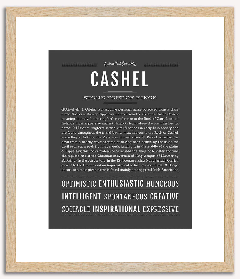 Cashel | Name Art Print