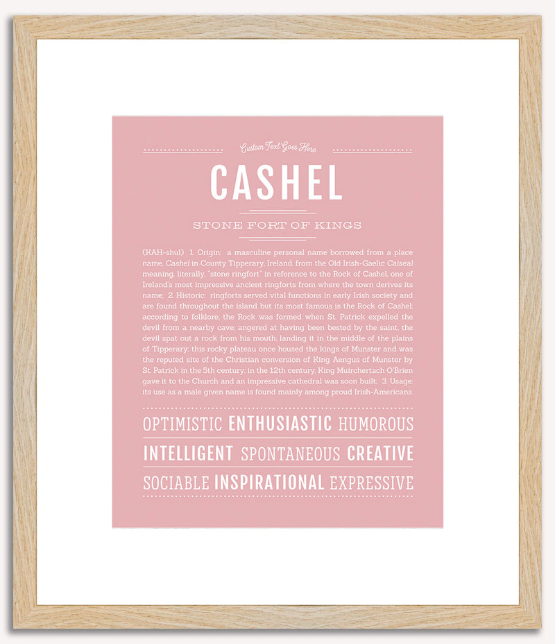 Cashel | Name Art Print