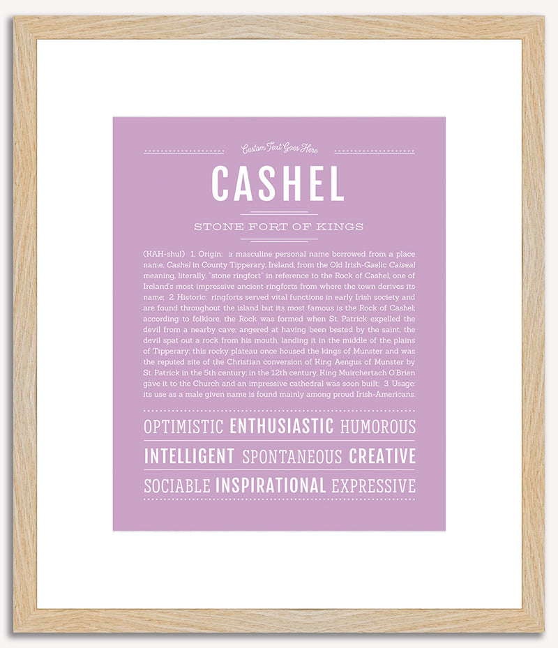 Cashel | Name Art Print