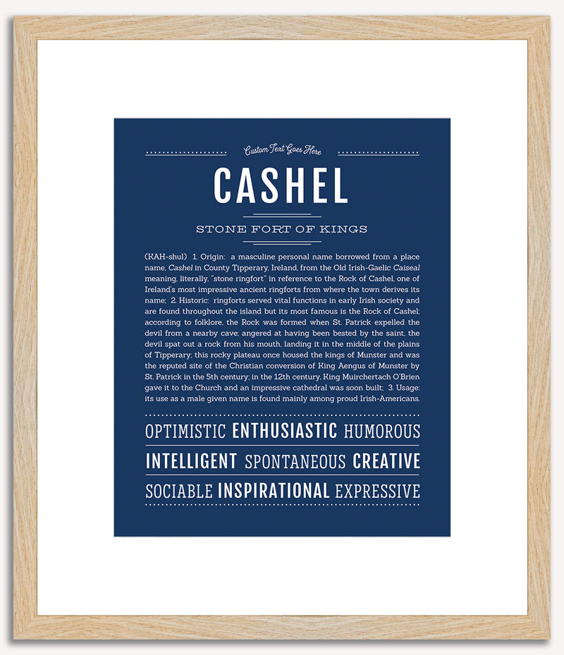 Cashel | Name Art Print