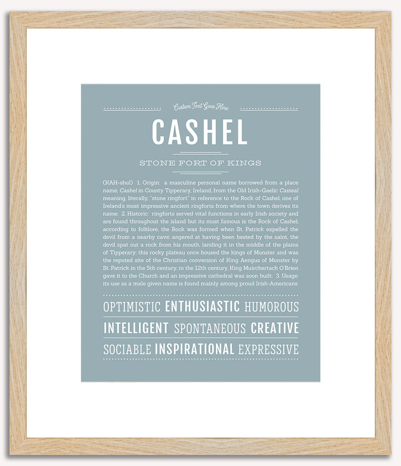 Cashel | Name Art Print