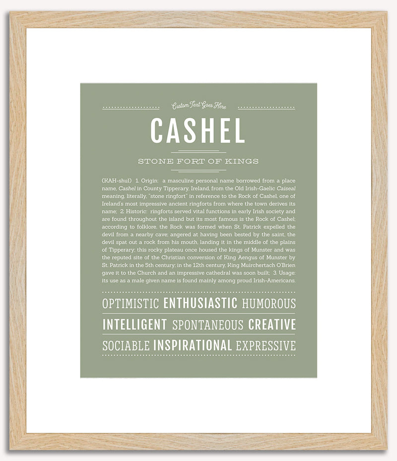 Cashel | Name Art Print