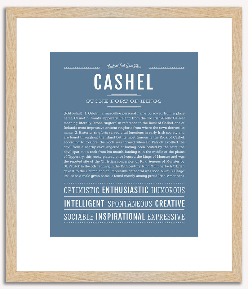 Cashel | Name Art Print