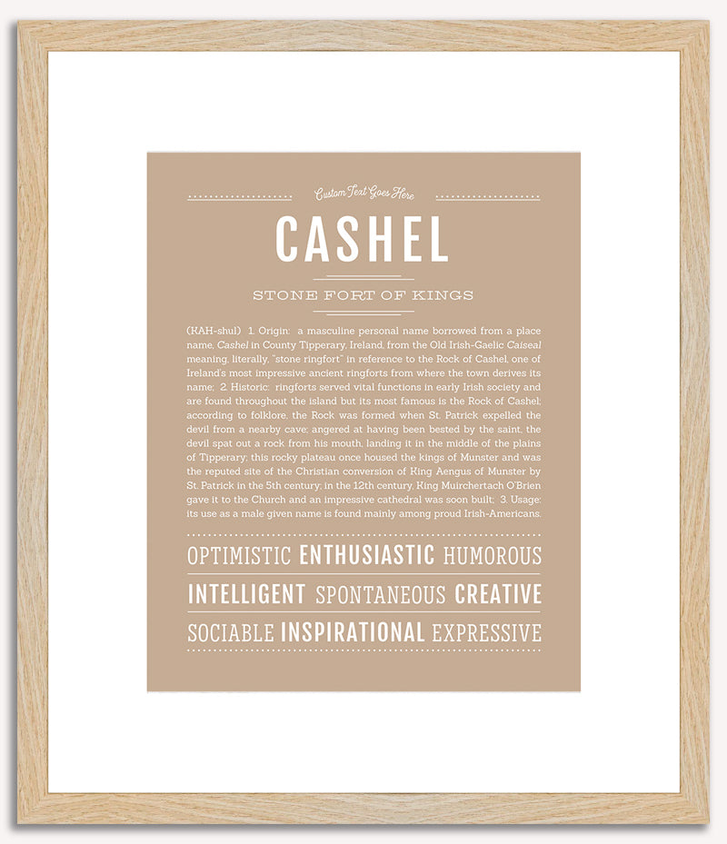 Cashel | Name Art Print