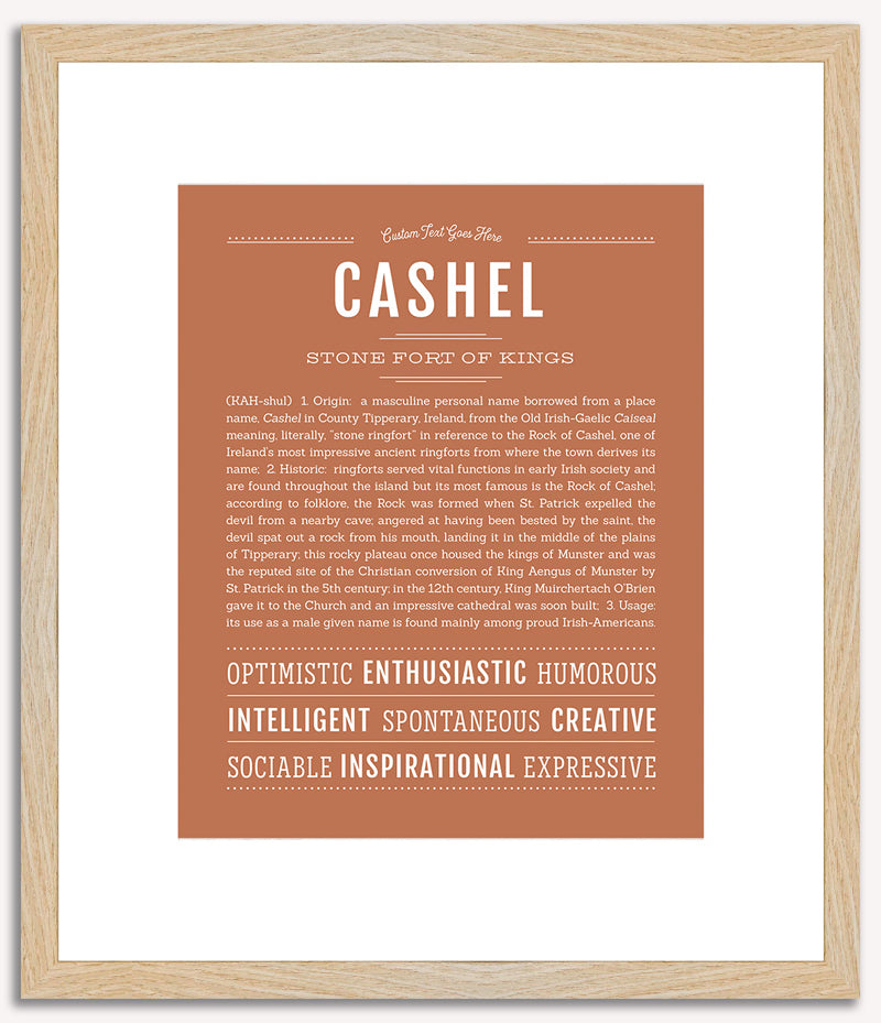 Cashel | Name Art Print