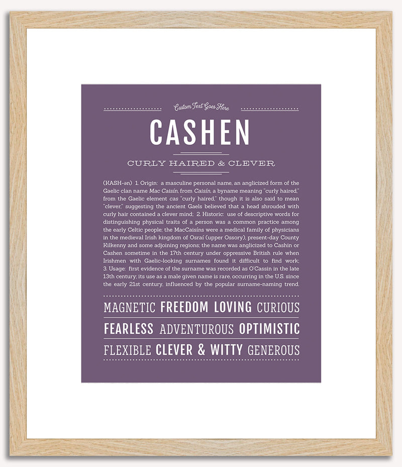 Cashen | Name Art Print