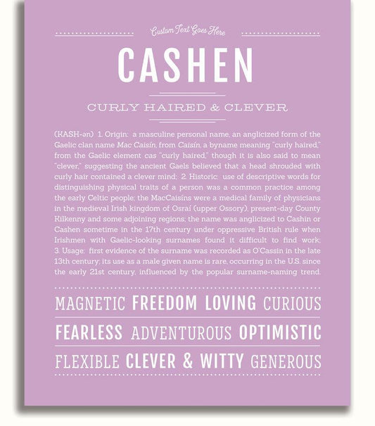 Frame Options | Lilac | No Frame