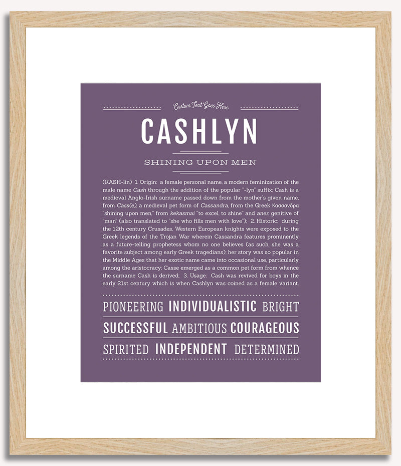 Cashlyn | Name Art Print