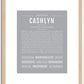 Cashlyn | Name Art Print