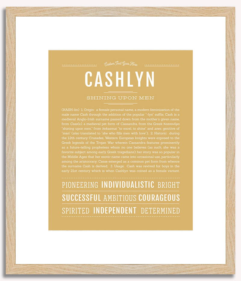 Cashlyn | Name Art Print