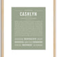 Cashlyn | Name Art Print