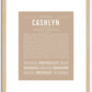 Cashlyn | Name Art Print