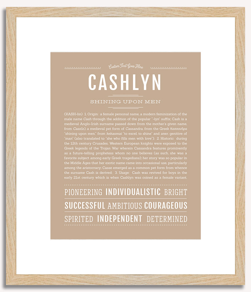 Cashlyn | Name Art Print