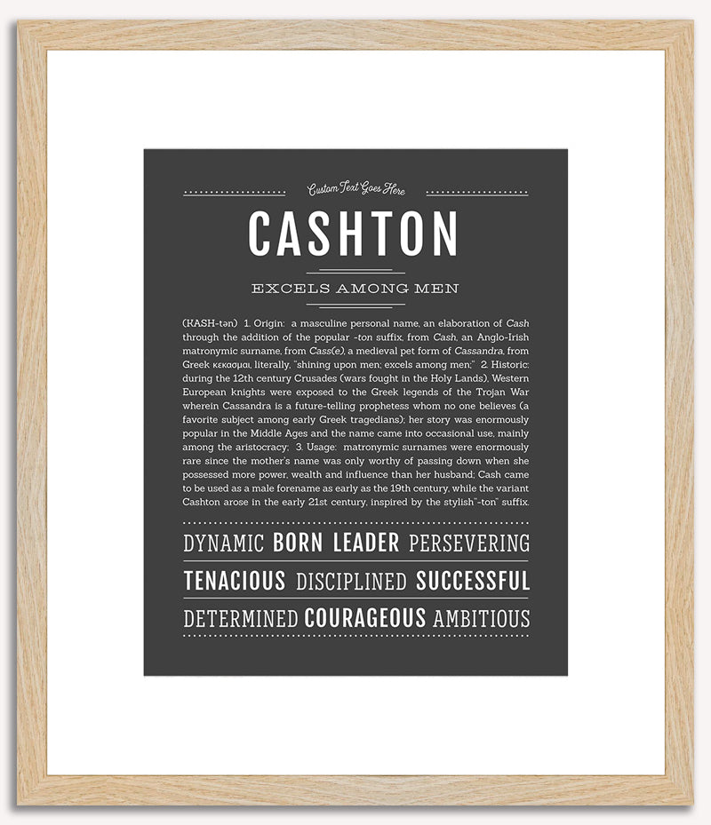 Cashton | Name Art Print