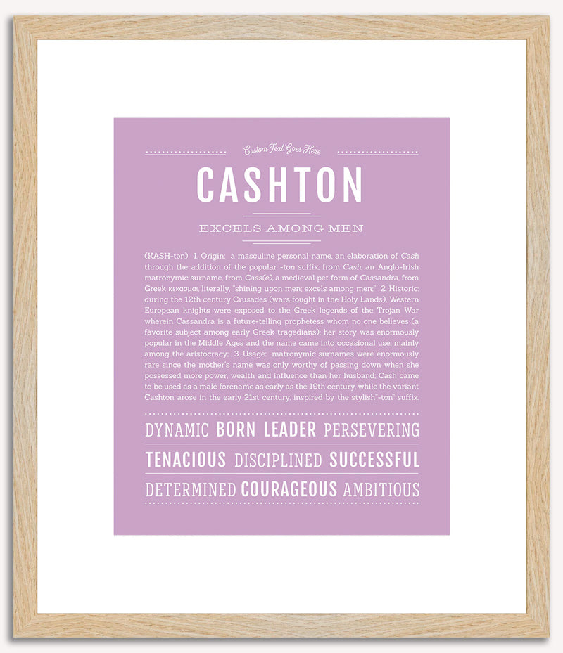 Cashton | Name Art Print