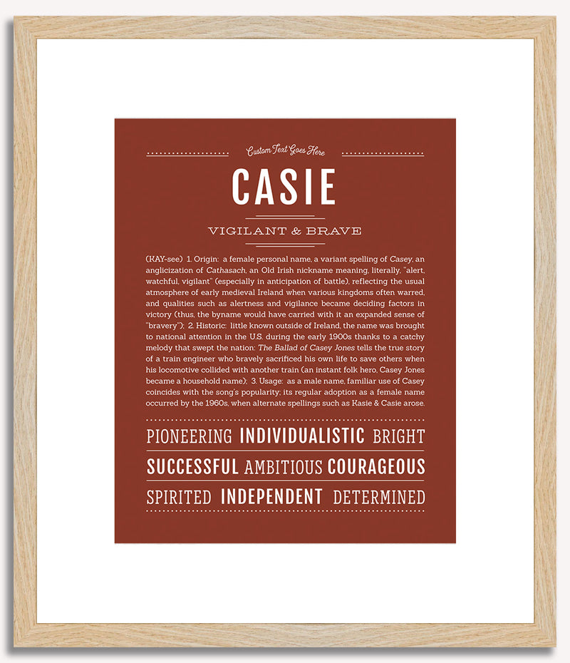 Casie | Name Art Print