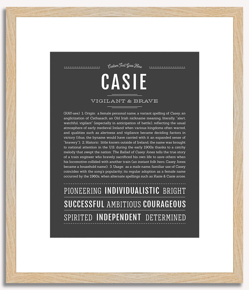 Casie | Name Art Print