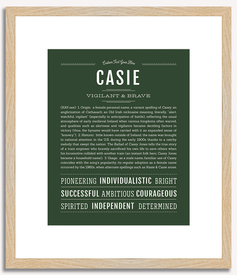 Casie | Name Art Print