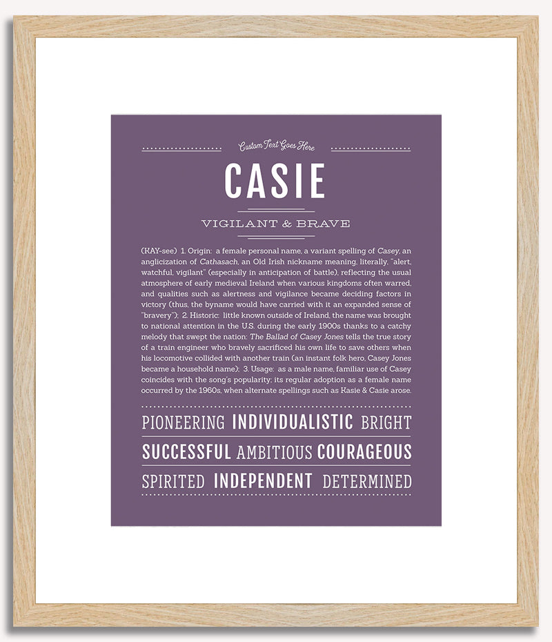 Casie | Name Art Print