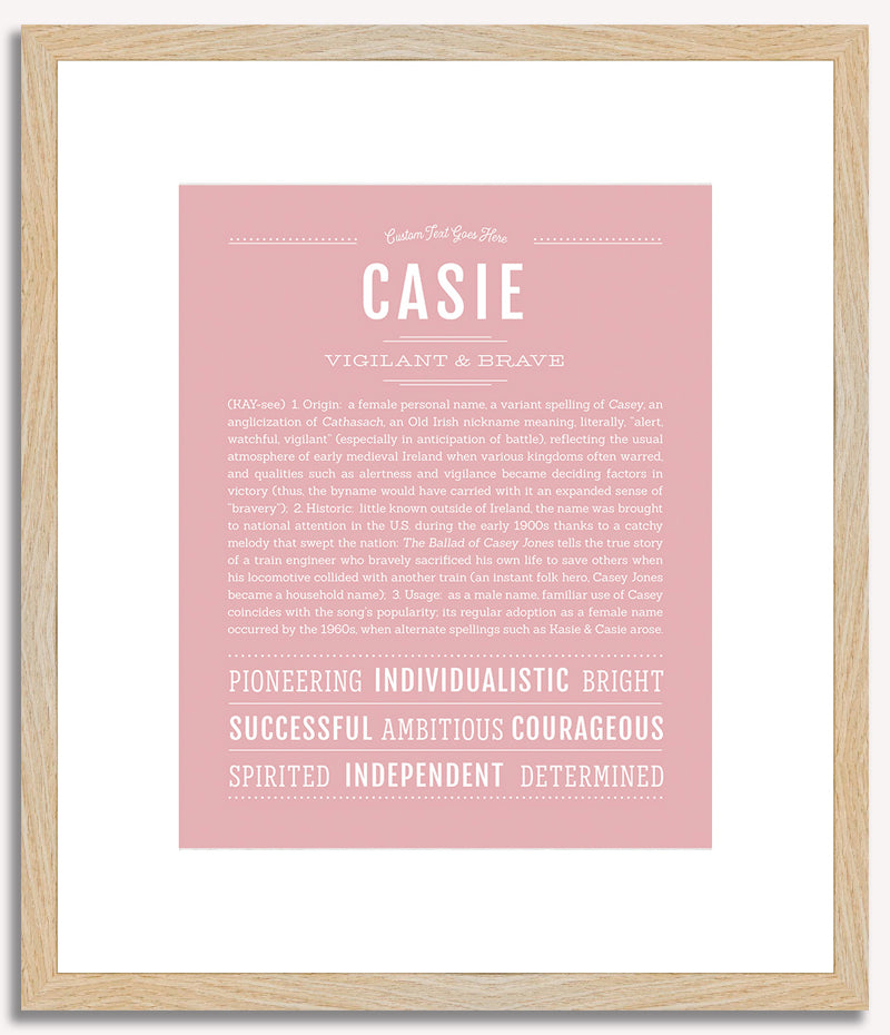 Casie | Name Art Print